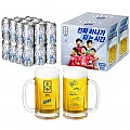 카스0.0제로 355ml 24캔 축구국가대표 싸인전용잔 2개증정 (카드)