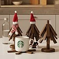 크리스마스트리 냄비받침 세트