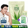 먹는 이뮨 알로에 베라 젤리 스틱 겔 전잎 100포 + 증정