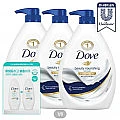 도브 바디워시 1L 3개+롤온 2개