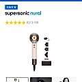 다이슨 슈퍼소닉 뉴럴 헤어드라이어+보관케이스