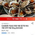 국내산 제철 세척 각굴 10kg