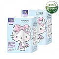 헬로키티 4겹 천연펄프 화장지 핑크리본 2팩 총 60롤