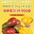 브라질/페루산 애플망고 2kg (4~6과)