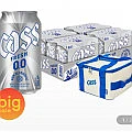 카스제로 (0.0) 논알콜 맥주맛 음료 355ml 24캔+쿨러백 1개증정