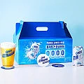 카스 올제로 330ml 12캔 +전용잔2개+전용 코스터4개 새해 선물 패키지
