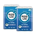 깨끗한나라 천연펄프 3겹 순수 프리미엄 27m 60롤