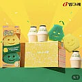 빙그레 단지우유 바나나맛우유 240ml X 6개 + 스크럽대디 수세미 2팩