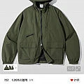 (끌올)[무신사] 디미트리블랙 어센틱 윈드브레이커 올리브