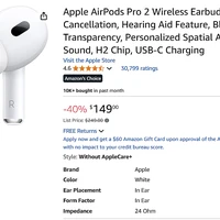 Apple AirPods Pro 2 USB-C (배송대행 필요)