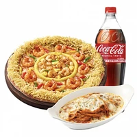 피자헛 더블 쉬림프 크런치 L+리치치즈파스타+콜라 1.25L (포장전용)