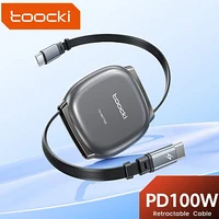 (코인딜) Toocki 투키 100W 접이식 릴케이블 3pcs