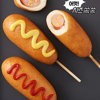 육즙팡팡 찹쌀치즈 빅핫도그 130g X 10개