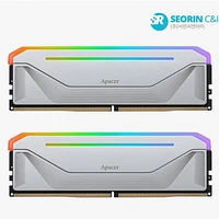 서린공식_Apacer DDR5-6000 CL38 NOX RGB SILVER 패키지 (32GB(16Gx2))