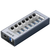 오리코 7포트 유전원 USB허브