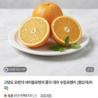 수입 고당도 네이블오렌지 중소과 10과