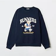 스파오 우디러너스 맨투맨 풀사이즈 재입고