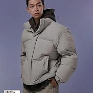 무탠다드데일리 푸퍼 숏 패딩 재킷 (라이트베이지)