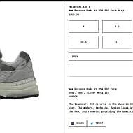 뉴발란스 992 그레이