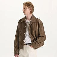 커넥트킨록 카우 스웨이드 트러커 자켓 삼성카드