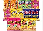 농심 스낵세트 14개(새우깡2,양파링2,꿀꽈배기2,바나나킥2,포스틱2,자갈...