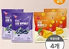 CJ 이츠웰 냉동 블루베리 1kg 2개+냉동 애플망고 1kg 2개